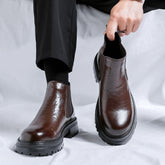 Ankle-High Design Chelsea Boots For Men